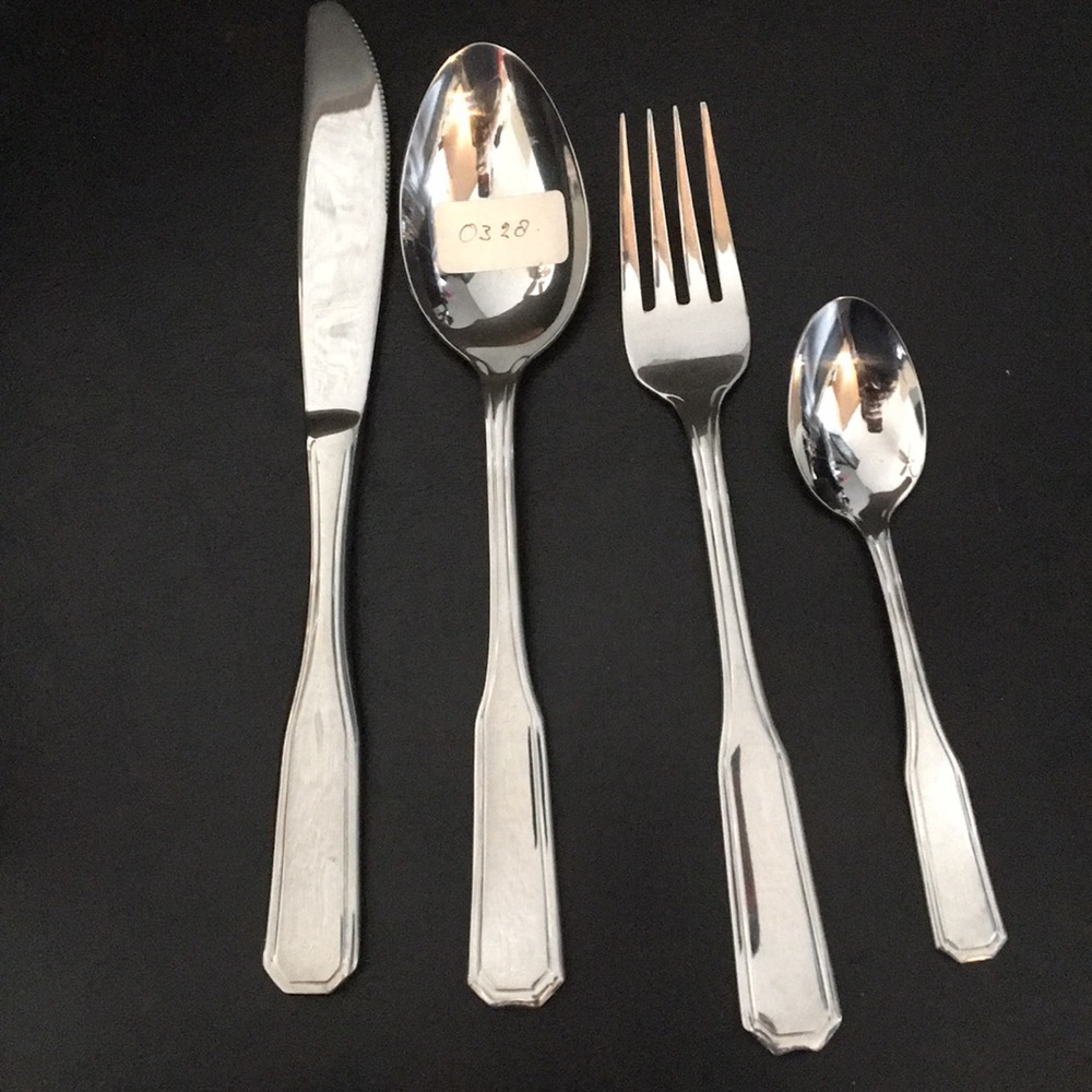 New Amefa Holland AFS25 4 pc Flatware